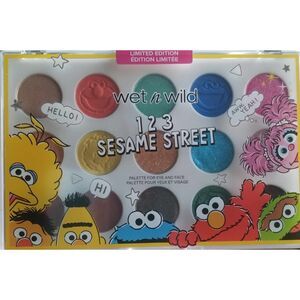 Wet N Wild 123 Sesame Street Palette For Eye And Face Limited Edition NEW!